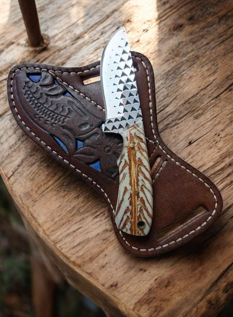 Handmade Ranch Cowboy Knife – Pine-Cone Handle