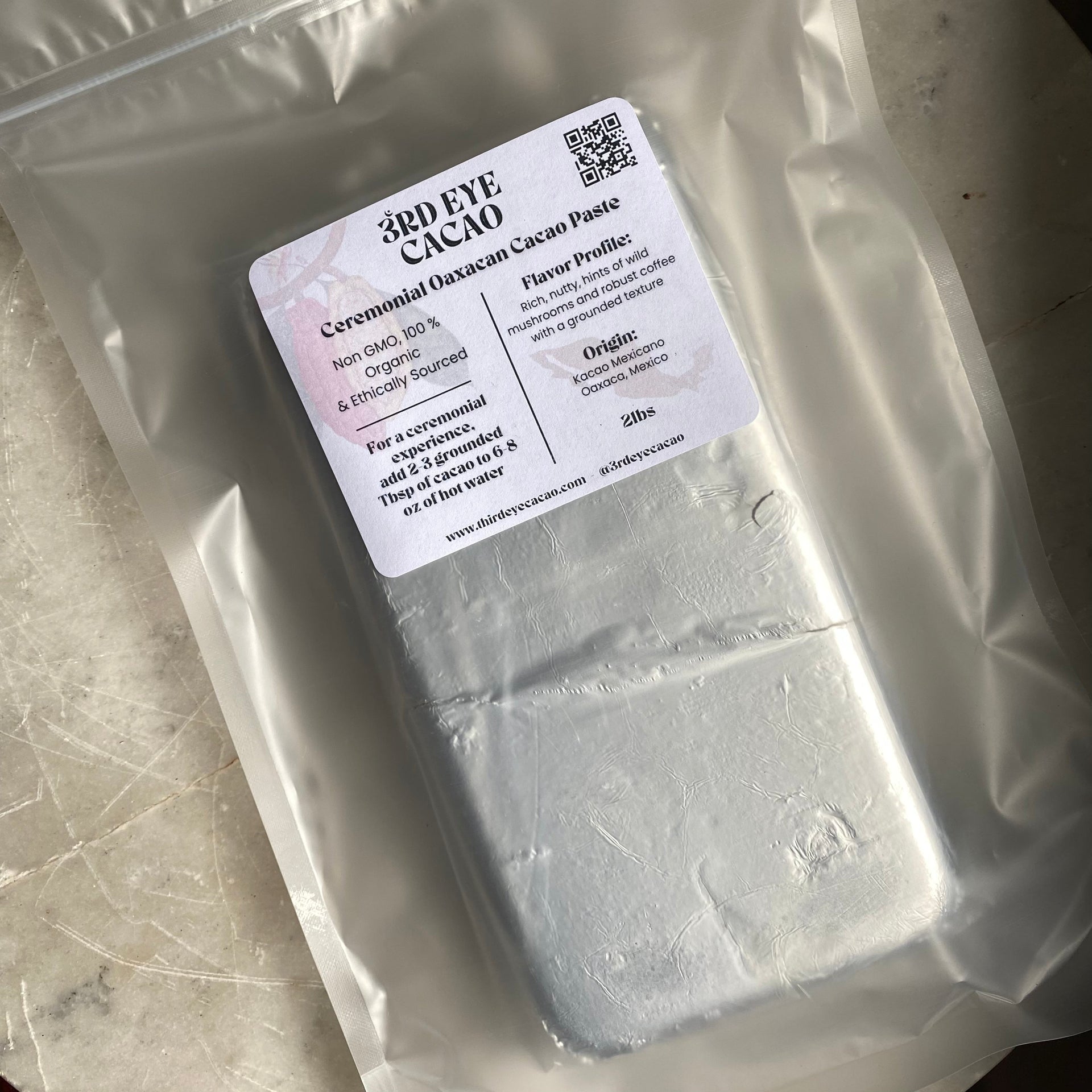 Ceremonial Oaxacan Cacao Paste (1 lb bar)