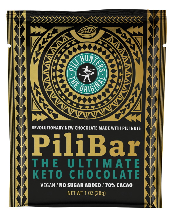 Pili Hunters™ Keto PiliBar - Ultimate Keto Dark Chocolate Ultra low Carb