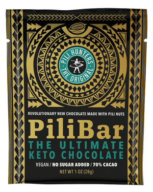 Pili Hunters™ Keto PiliBar - Ultimate Keto Dark Chocolate Ultra low Carb
