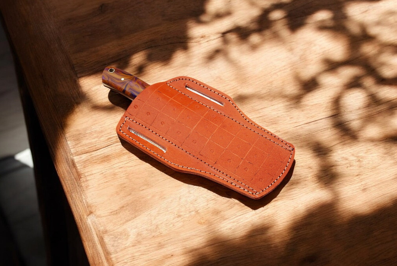 Handmade Bull Cutter Knife – File Tool Steel Blade